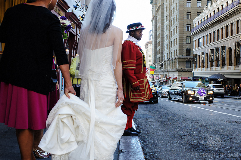 San Francisco Sir Francis Drake Hotel Wedding