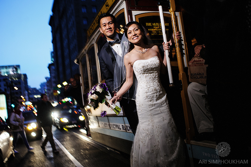 San Francisco Sir Francis Drake Hotel Wedding